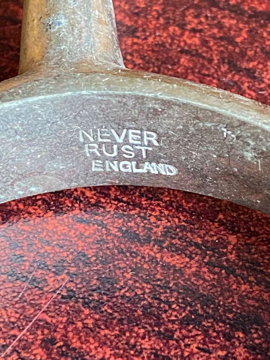RHODESIA BSAP HORSE SPUR MADE IN ENGLAND BY NEVER RUST-NEVER USED