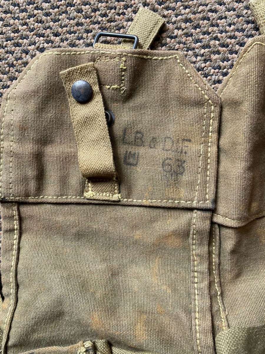 RHODESIAN KIDNEY POUCHES-PATTERN 63-MAKER STAMPED AND DATED-NEVER USED