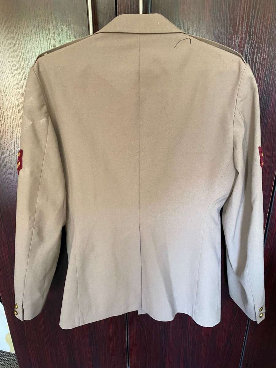 SA MEDICAL CORPS TUNIC JACKET-SIZE MEDIUM-MEQASURES 50 CM ARMPIT TO ARMPIT-USED BUT GOOD CONDITION