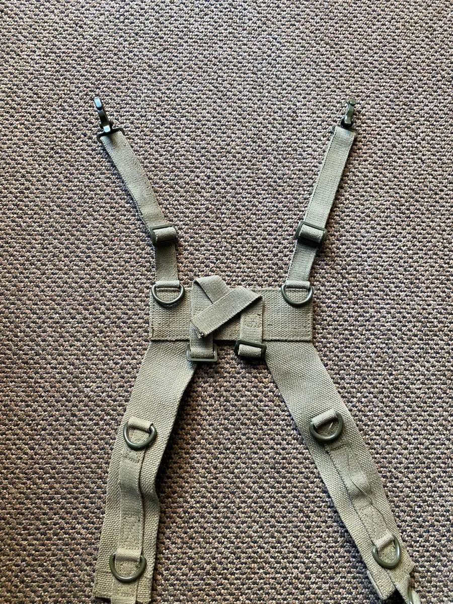 BORDER WAR PERIOD-PATTERN 73 WEBBING YOKE FOR SKELETON KIT-COMPLETE CONDITION