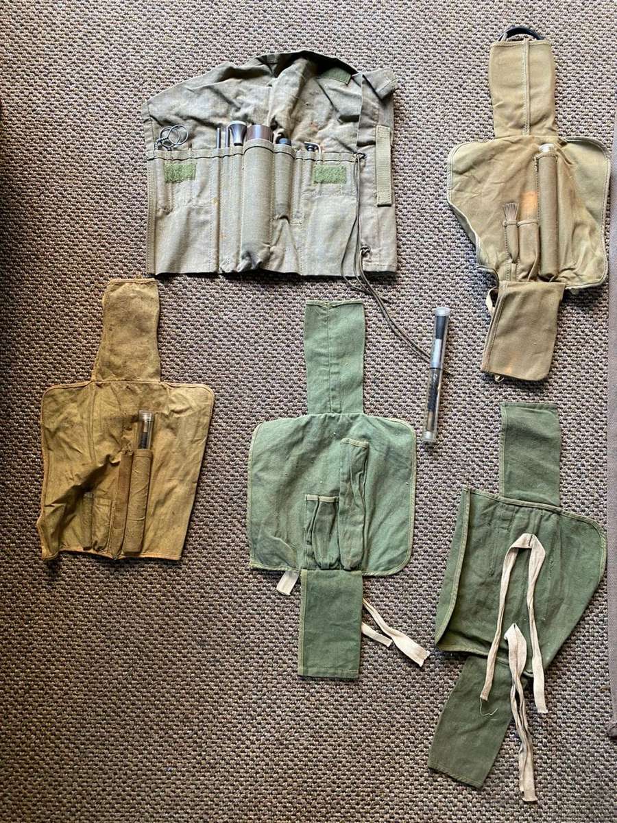 MIXED LOT OF RIFLE CLEANING KITS-SOLD TOGETHER-INCOMPLETE