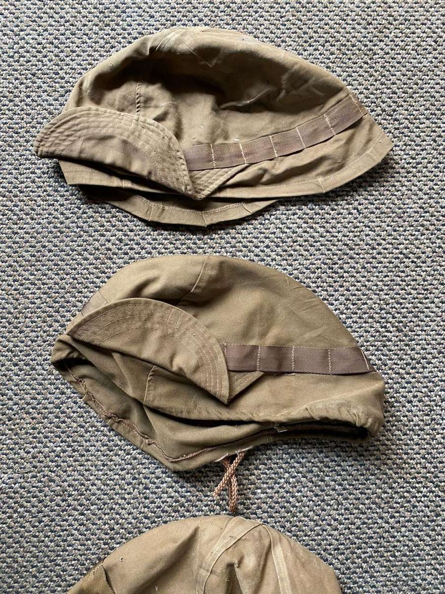 SADF KEVLAR HELMET-COVERS-SIZE MEDIUM- 3 SOLD TOGETHER