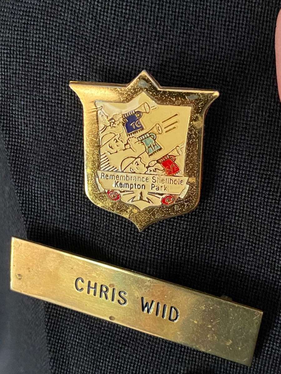 MOTHS JACKET- SIZE MEDIUM-MEASURES 50 CM ARMPIT TO ARMPIT-SOLD WITH SHIRT