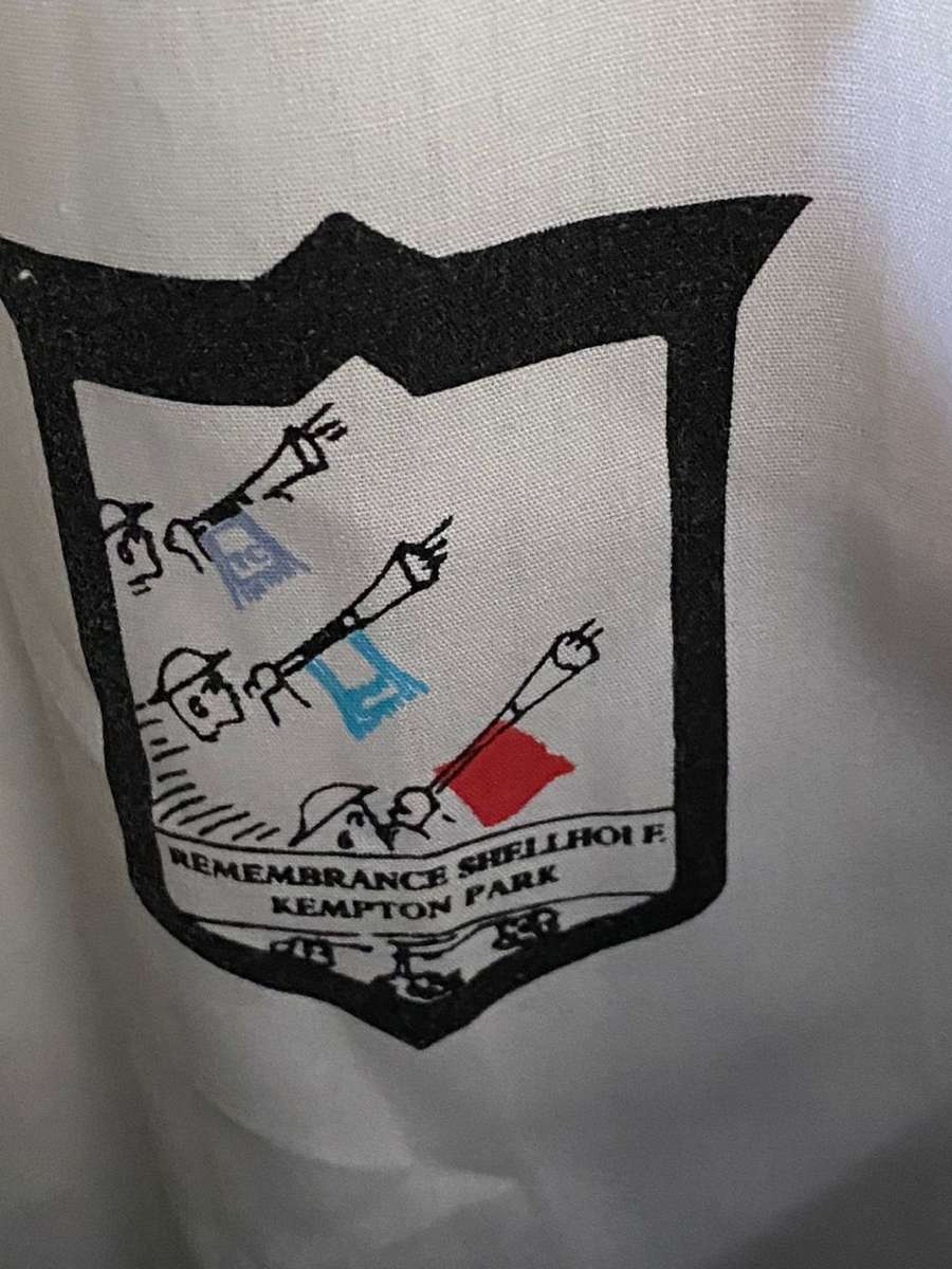 MOTHS JACKET- SIZE MEDIUM-MEASURES 50 CM ARMPIT TO ARMPIT-SOLD WITH SHIRT