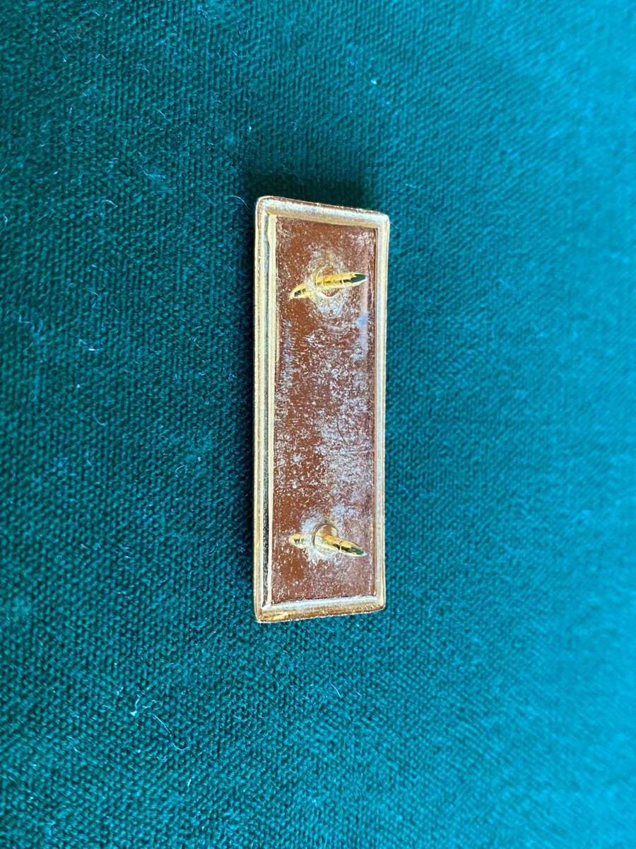 SA INFANTRY CORPS BERET BAR THIRD TYPE-GREEN/BLACK/GREEN- 2 PINS