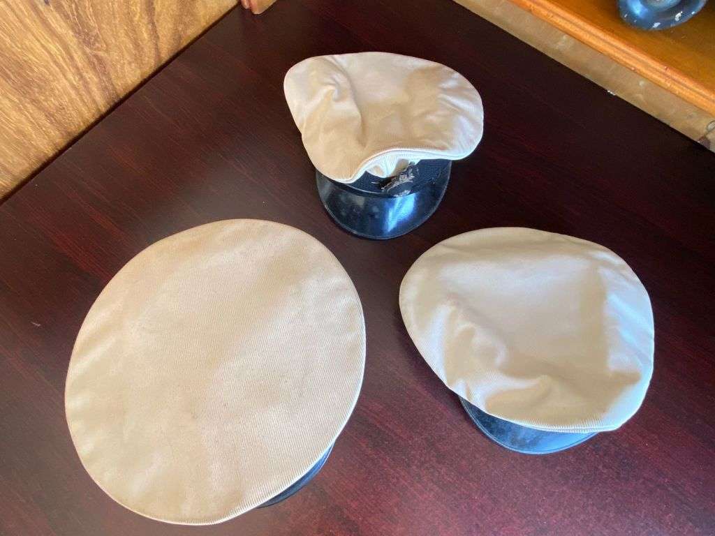 3X SA NAVY CAPS-SOLD TOGETHER-ALL THREE A SIZE MEDIUM