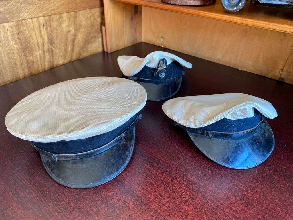 3X SA NAVY CAPS-SOLD TOGETHER-ALL THREE A SIZE MEDIUM