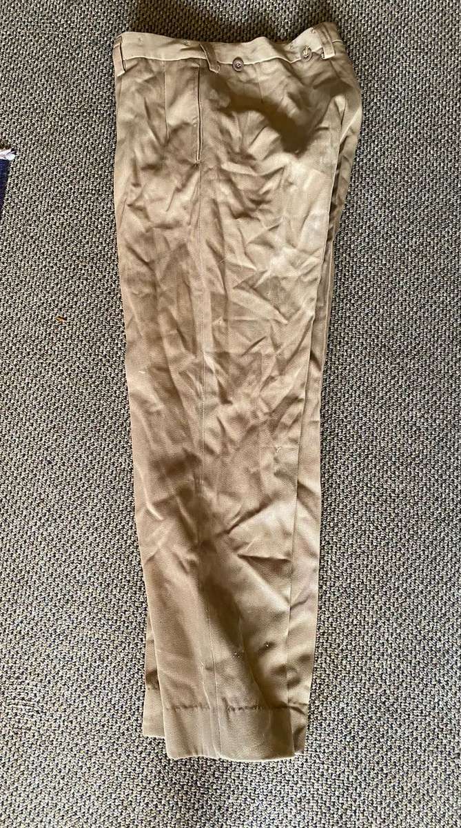 UNION PERIOD TROUSERS-SIZE 30-PIPE LENGTH 70 CM-LABELLED AND DATED 1970