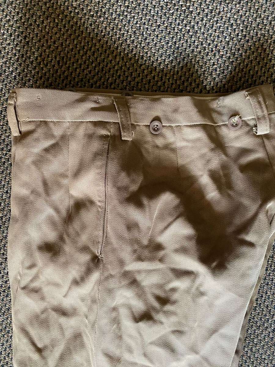 UNION PERIOD TROUSERS-SIZE 30-PIPE LENGTH 70 CM-LABELLED AND DATED 1970