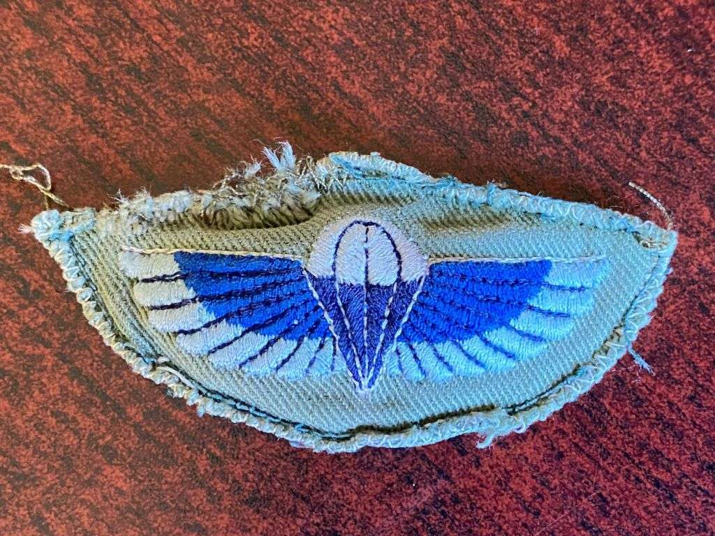 RHODESIA SAS PARACHUTE WINGS FOR CAMOUFLAGE UNIFORMS 1960`S-1980-BRILLIANT WING DIRECT FROM A UNIFOR