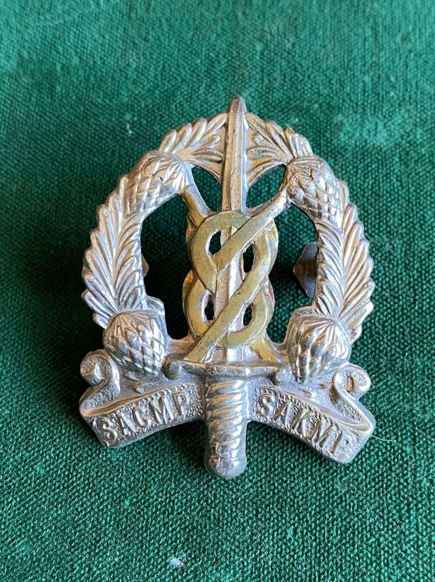 PROVOST SCHOOL BI-METAL CAP BADGE-FIRST PATTERN-VOIDED BY SWORD- 2 LUGS