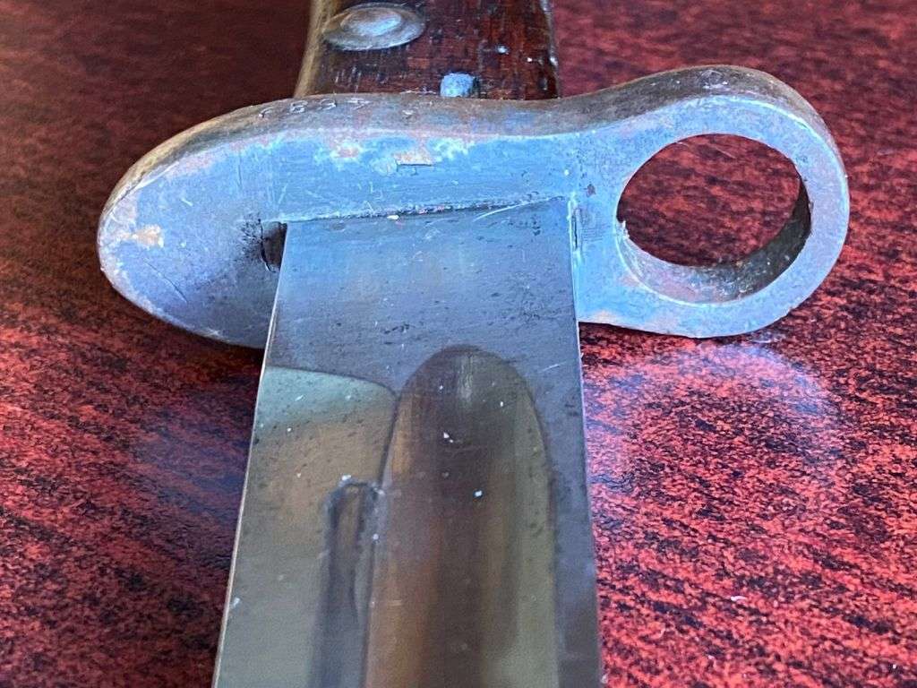 BELGIUM FN MODAL 1924 LONG BAYONET-IT RESEMBLED THE CZECH VZ 23 LONG BLADED EXPERT BAYONET AND WAS P