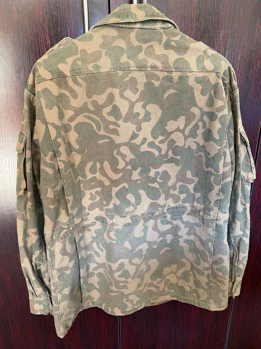 RUSSIAN BUTAN (TTSKO 6 POCKET)-AFGANKA CUT CAMO JACKET-BUTAN WAS ISSUED IN VERY SMALL NUMBERS IN SOV