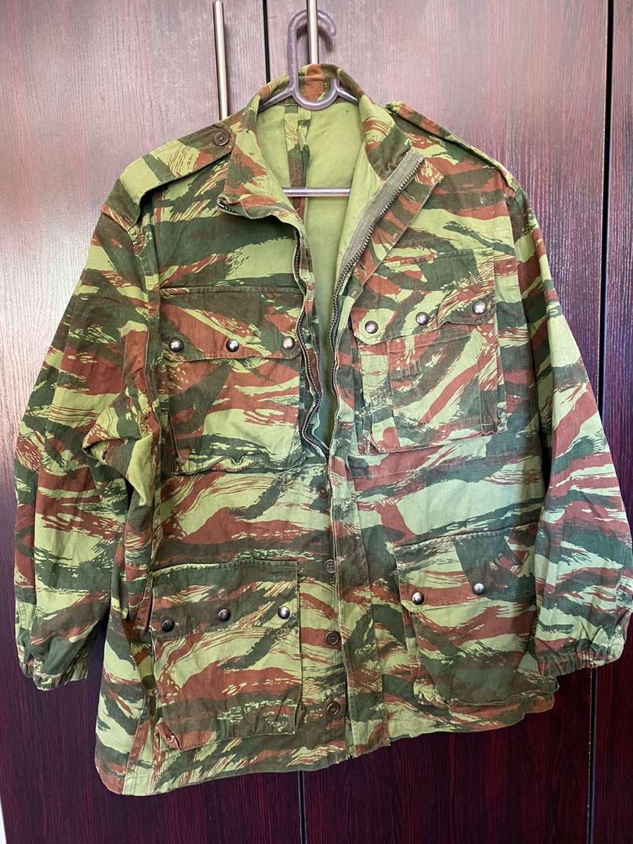 FRENCH ALGERIAN PARA JACKET FROM THE 1950`S-TO EARLY 1960`S-SIZE LARGE TO EXSTRA LARGE -MEASURES 65