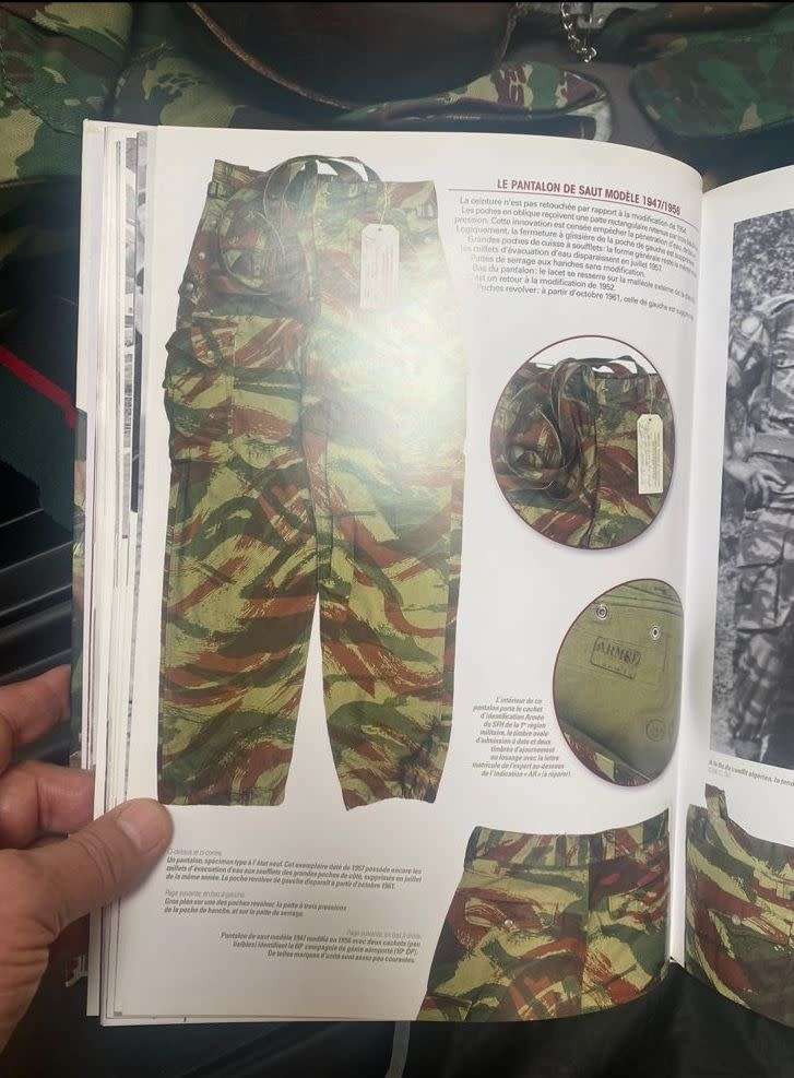 FRENCH ALGERIAN PARA JACKET FROM THE 1950`S-TO EARLY 1960`S-SIZE LARGE TO EXSTRA LARGE -MEASURES 65