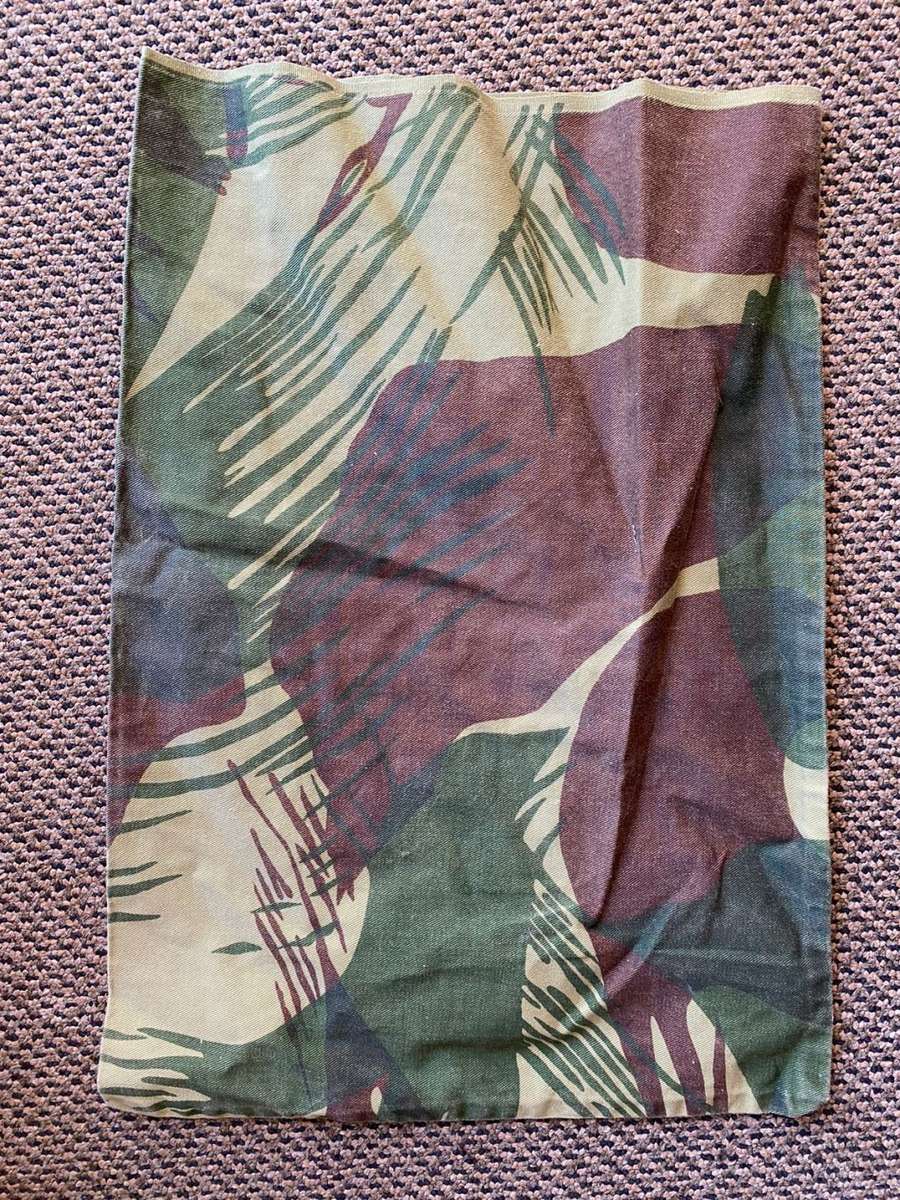 ORIGINAL RHODESIAN CAMO DITTY BAG FROM THE BUSH WAR PERIOD- MEASURES 51X36 CM