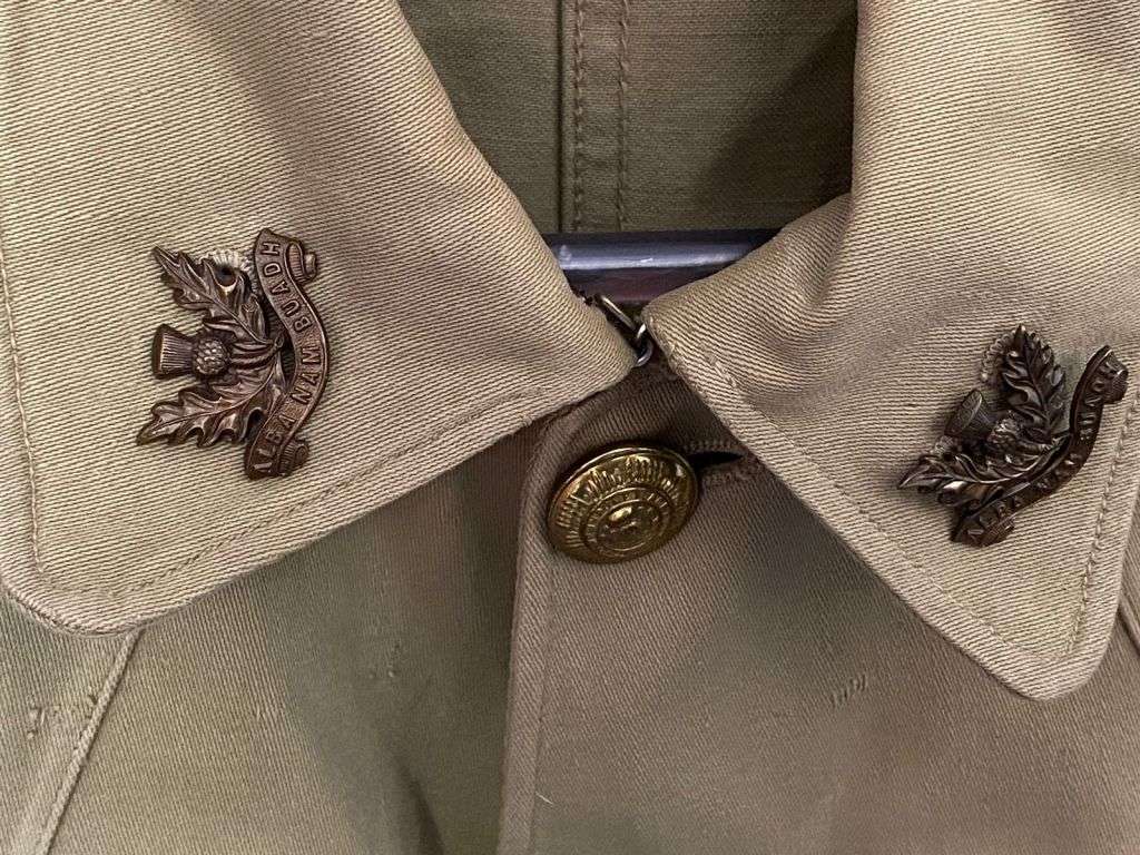 TRANSVAAL SCOTTISH DESERT KHAKI JACKET-SIZE MEDIUM-MEASURES 50CM ARMPIT TO ARMPIT -GOOD CONDITION-MI