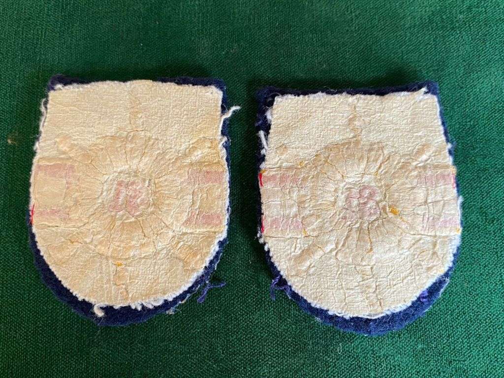 81 TECHNICAL STORE DEPOT CLOTH SHOULDER FLASH PAIR-1960`S-1970`S