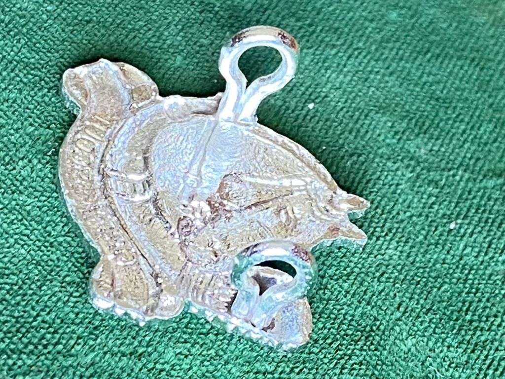 RHODESIAN GREY SCOUTS ANODISED BERET BADGE- 2 LUGS-1976-1980