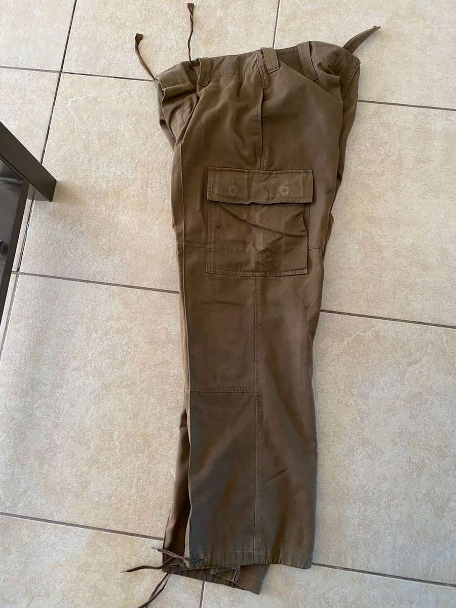 SADF NUTRIA TROUSERS-SIZE 34-36-PIPE LENGTH 76CM-USED BUT GOOD