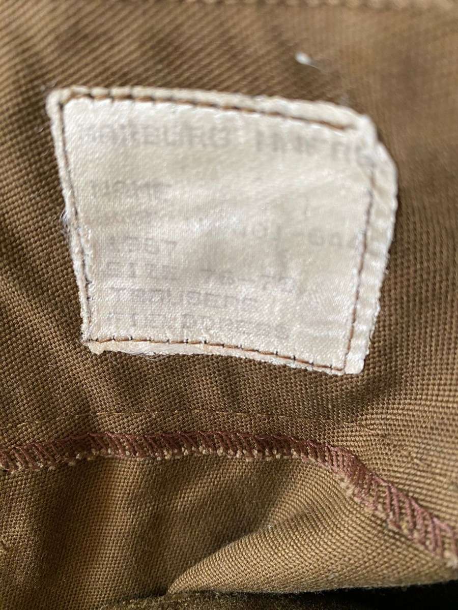 SADF NUTRIA TROUSERS-SIZE 34-36-PIPE LENGTH 76CM-USED BUT GOOD