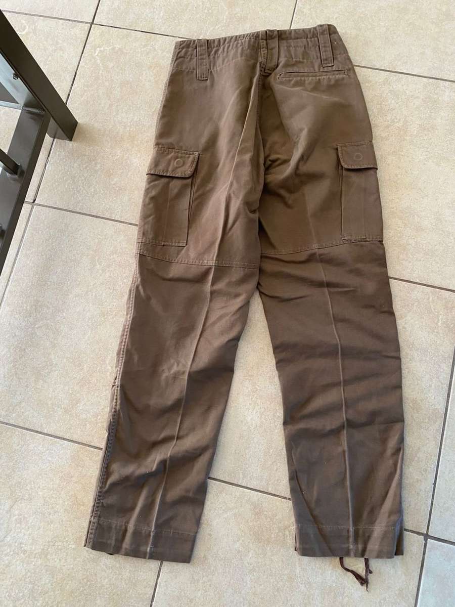 SADF NUTRIA TROUSERS-SIZE 29-PIPE LENGTH OF 76CM-USED BUT GOOD CONDITION