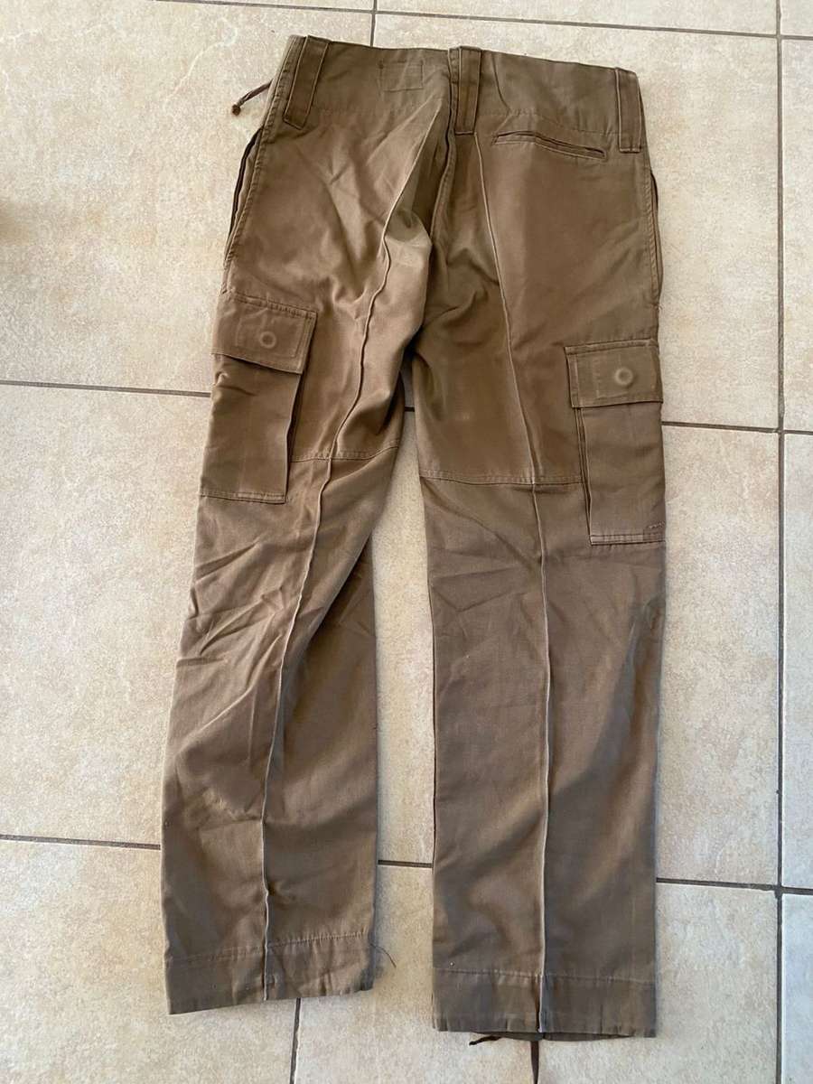 SADF NUTRIA TROUSERS SIZE 30-PIPE LENGTH OF 67CM-LABELLED-USED BUT GOOD