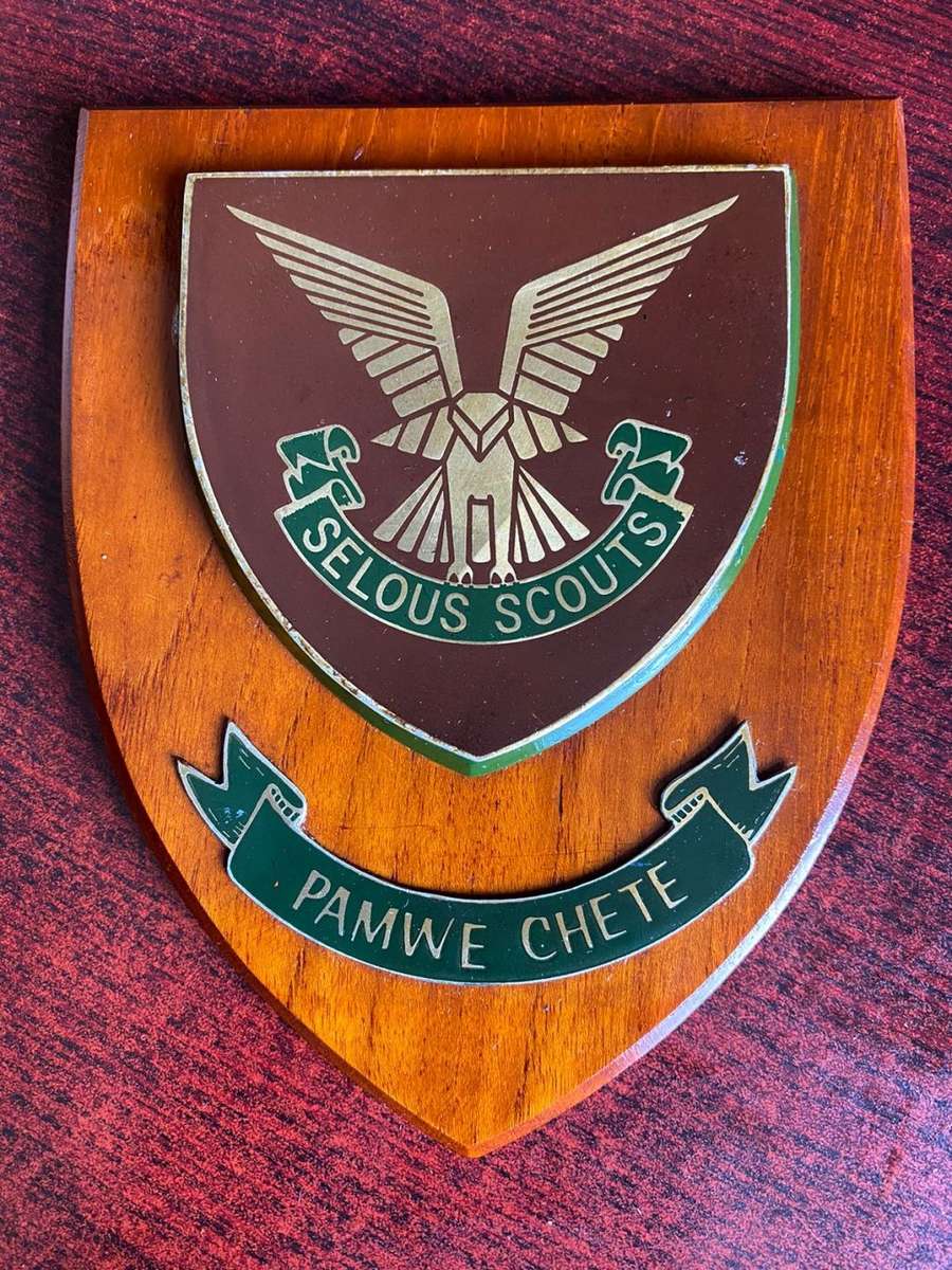 RHODESIA SELOUS SCOUTS-PLAQUE AUTHENTIC PERIOD ITEM