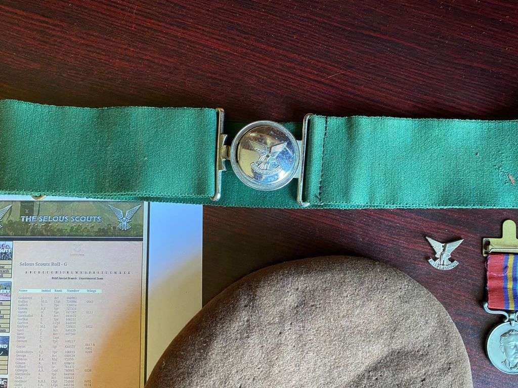 RHODESIAN SELOUS SCOUTS COLLECTION -ALL BELONGED TO CPL 82516 K.P GROSSMITH (CONFIRMED ON SELOUS SCO