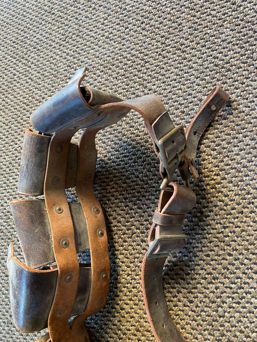 5 POCKET .303 BANDOLIER-NO MARKINGS-LOOK WW1 PERIOD