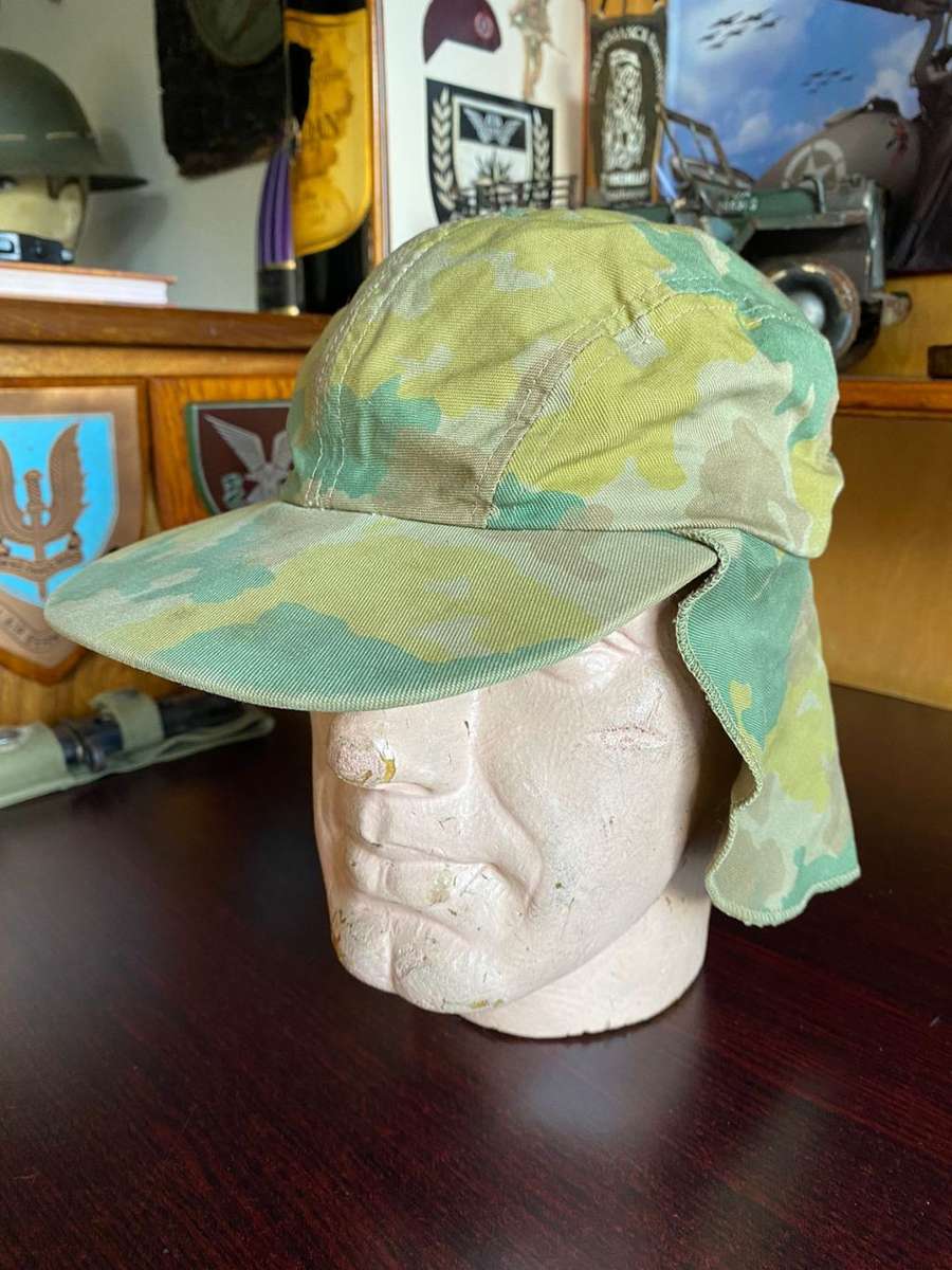 SCARCE ORIGINAL HUNTER GROUP/RECCE,CAMO CAP-SIZE 53-USED BUT GOOD CONDITION
