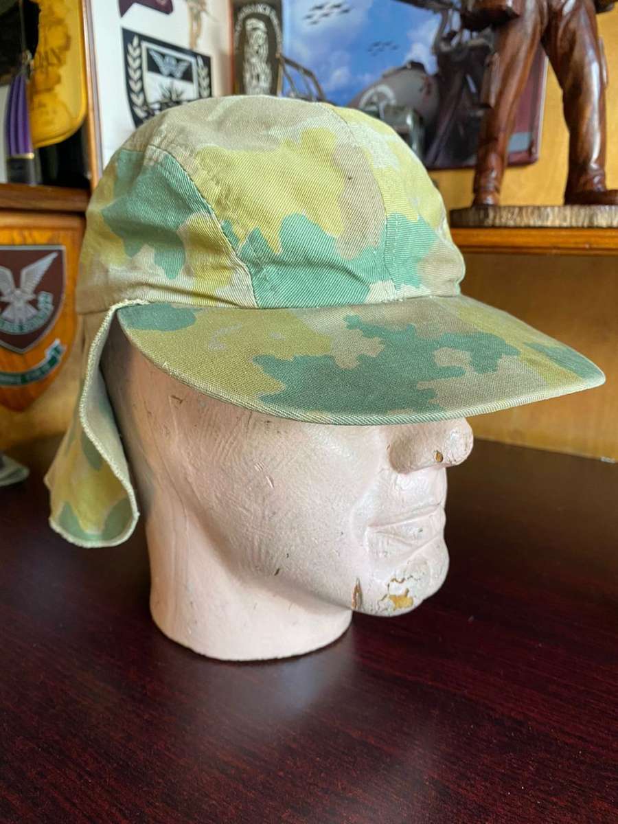 SCARCE ORIGINAL HUNTER GROUP/RECCE,CAMO CAP-SIZE 53-USED BUT GOOD CONDITION