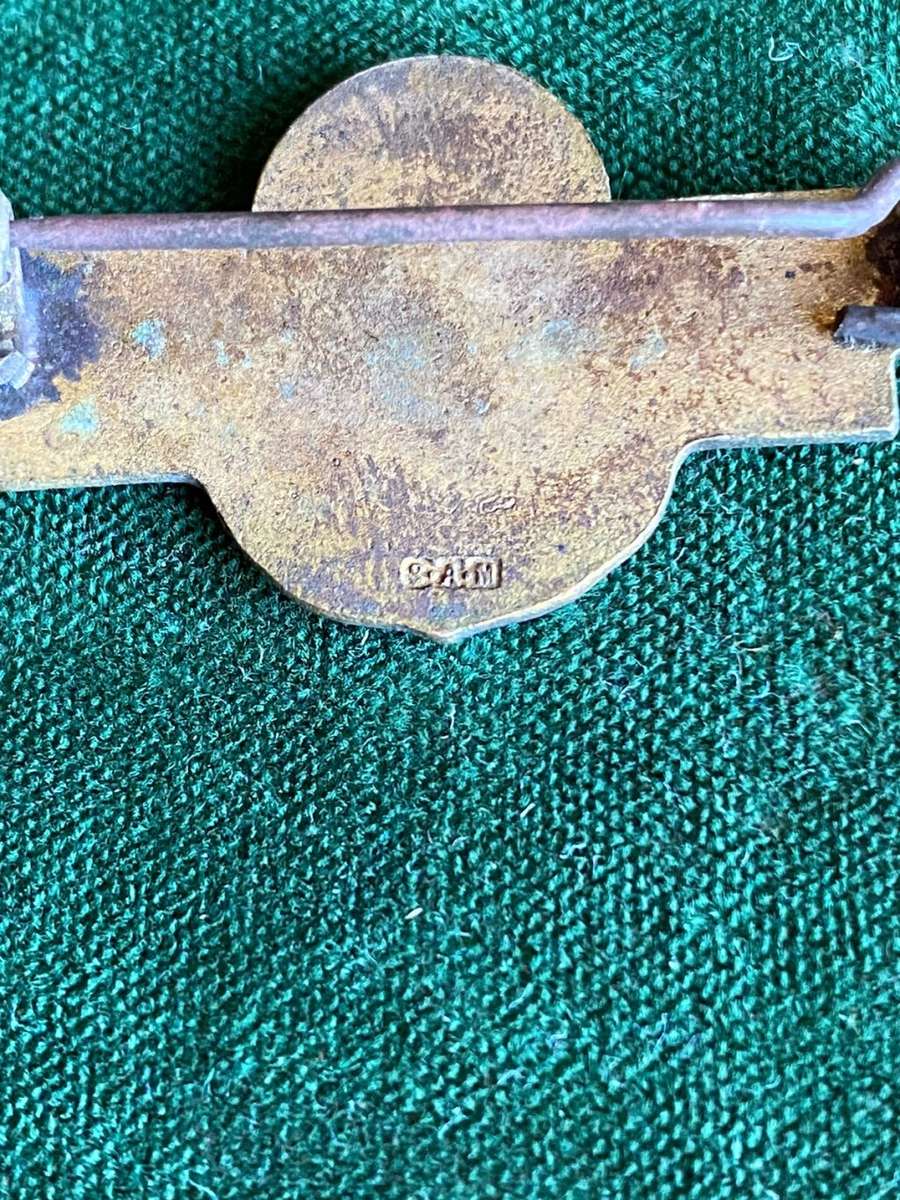 SA WOMAN`S AUXILLARY AIR FORCE WING-GILT + ENAMEL-1ST ISSUE-STICK PIN