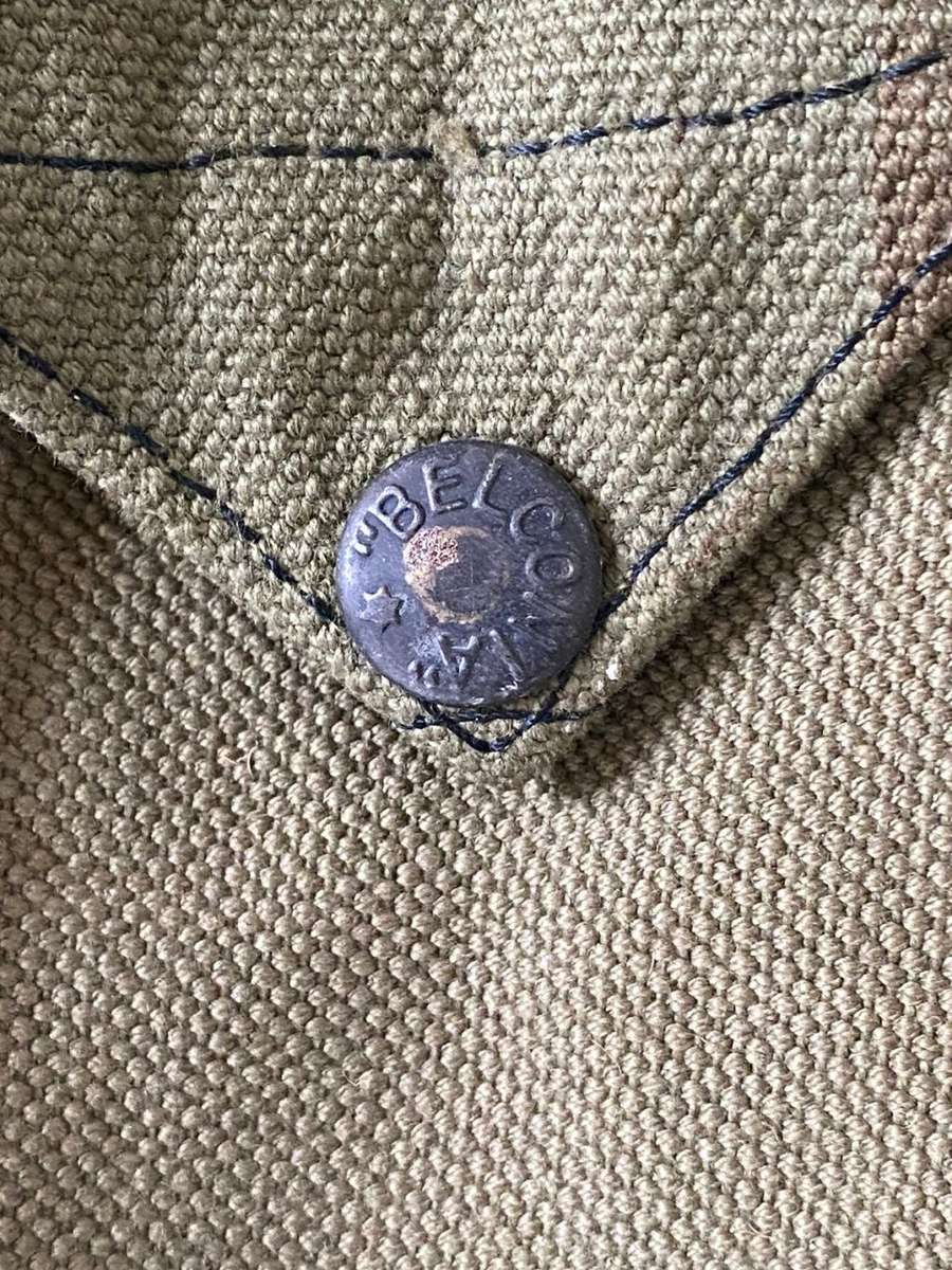 RHODESIAN CHEST WEBBING-LABELLED AND MADE BY FEREDAY & SONS,SALISBURY-PRESS STUDS HAVE `BELCONIA` MA