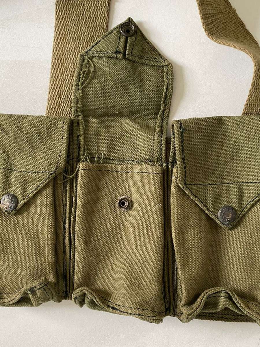 RHODESIAN CHEST WEBBING-LABELLED AND MADE BY FEREDAY & SONS,SALISBURY-PRESS STUDS HAVE `BELCONIA` MA