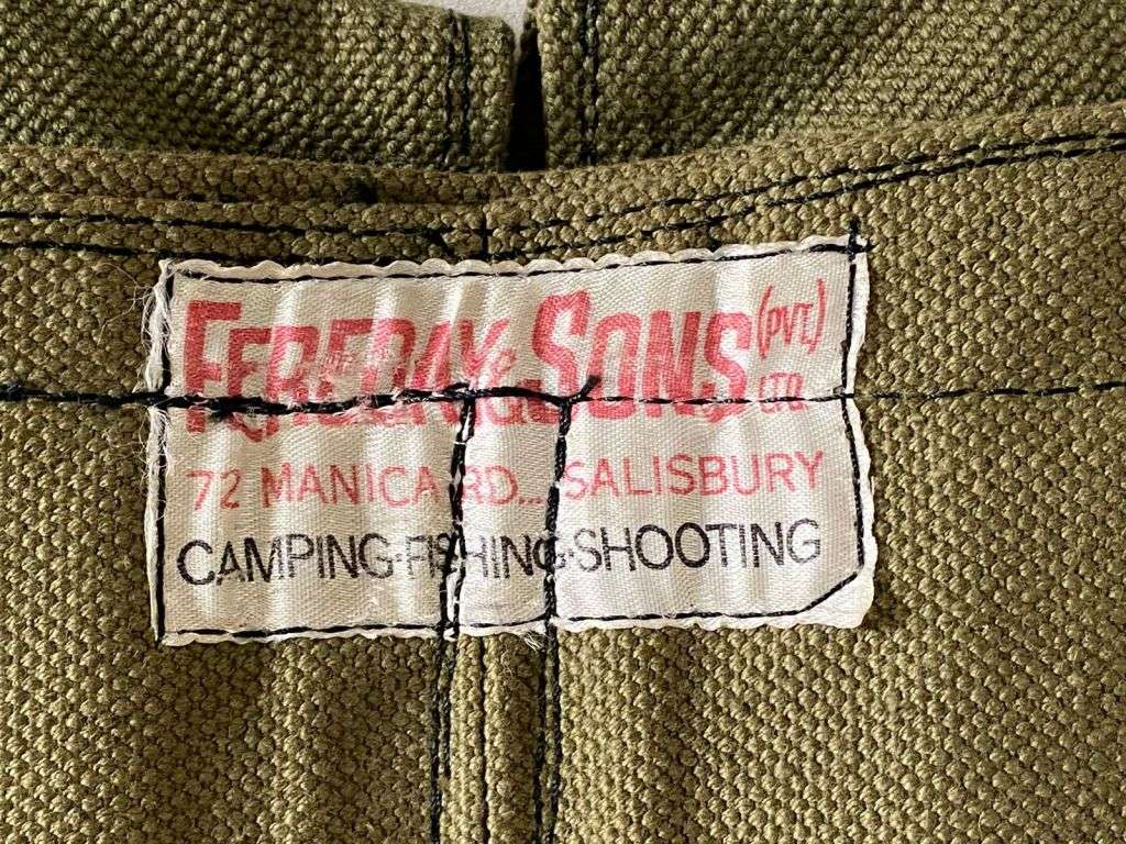 RHODESIAN CHEST WEBBING-LABELLED AND MADE BY FEREDAY & SONS,SALISBURY-PRESS STUDS HAVE `BELCONIA` MA