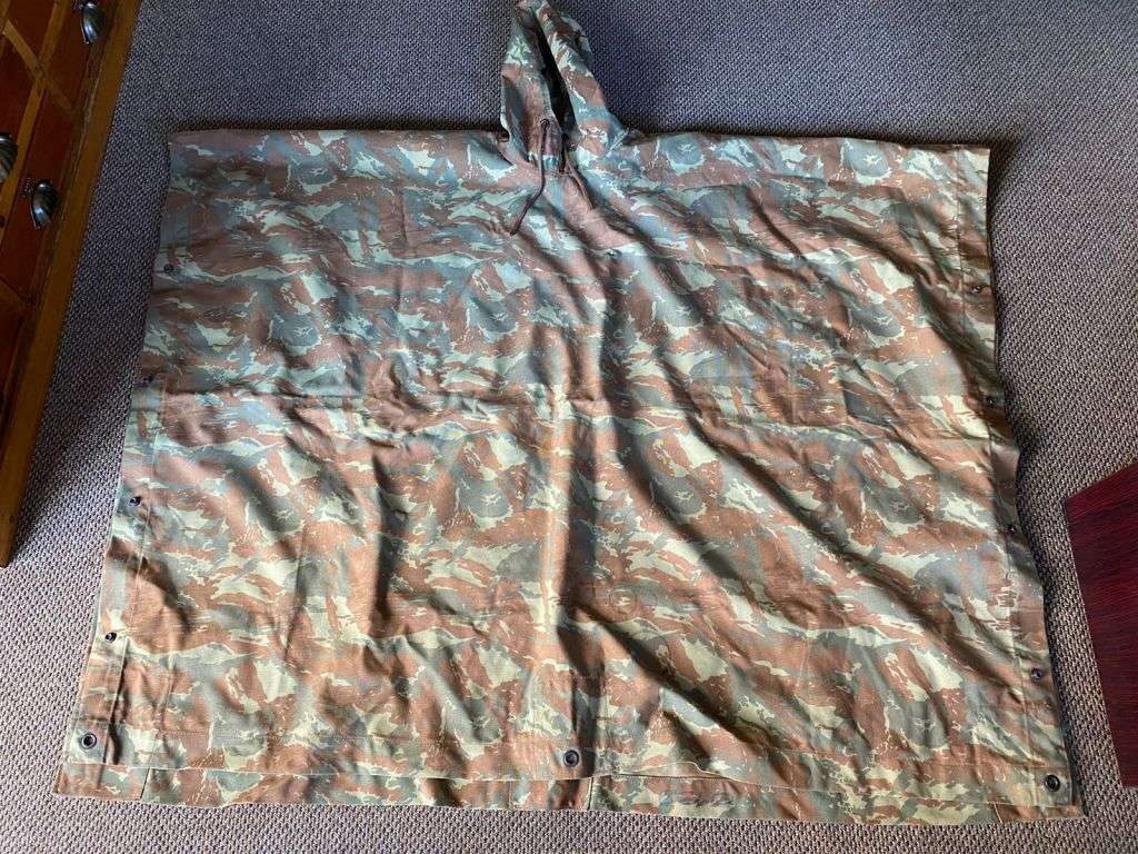 32 BATTALION BIVVY/GROUND SHEET IN VERY GOOD CONDITION
