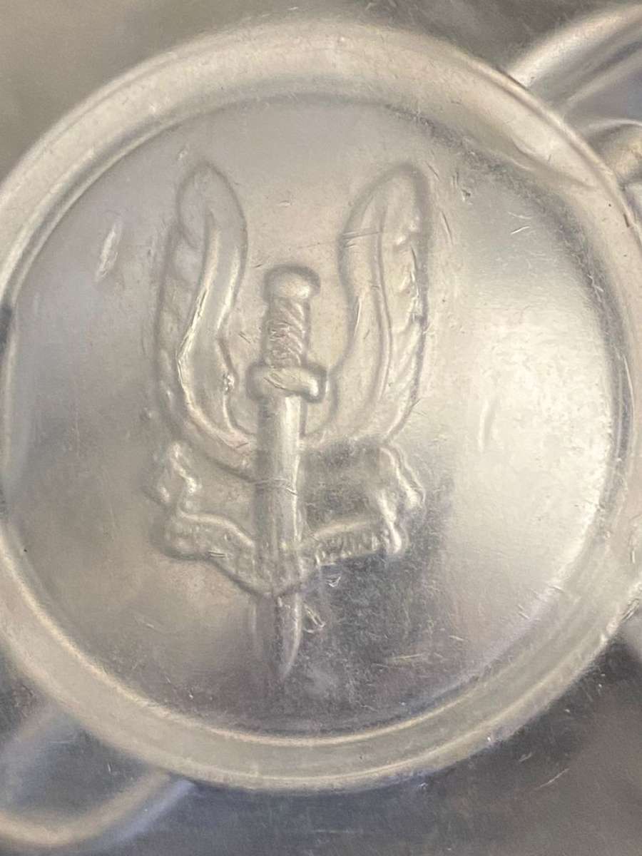 RHODESIAN SAS BELT BUCKLE-STILL SEALED AS FROM MILITARY STORES