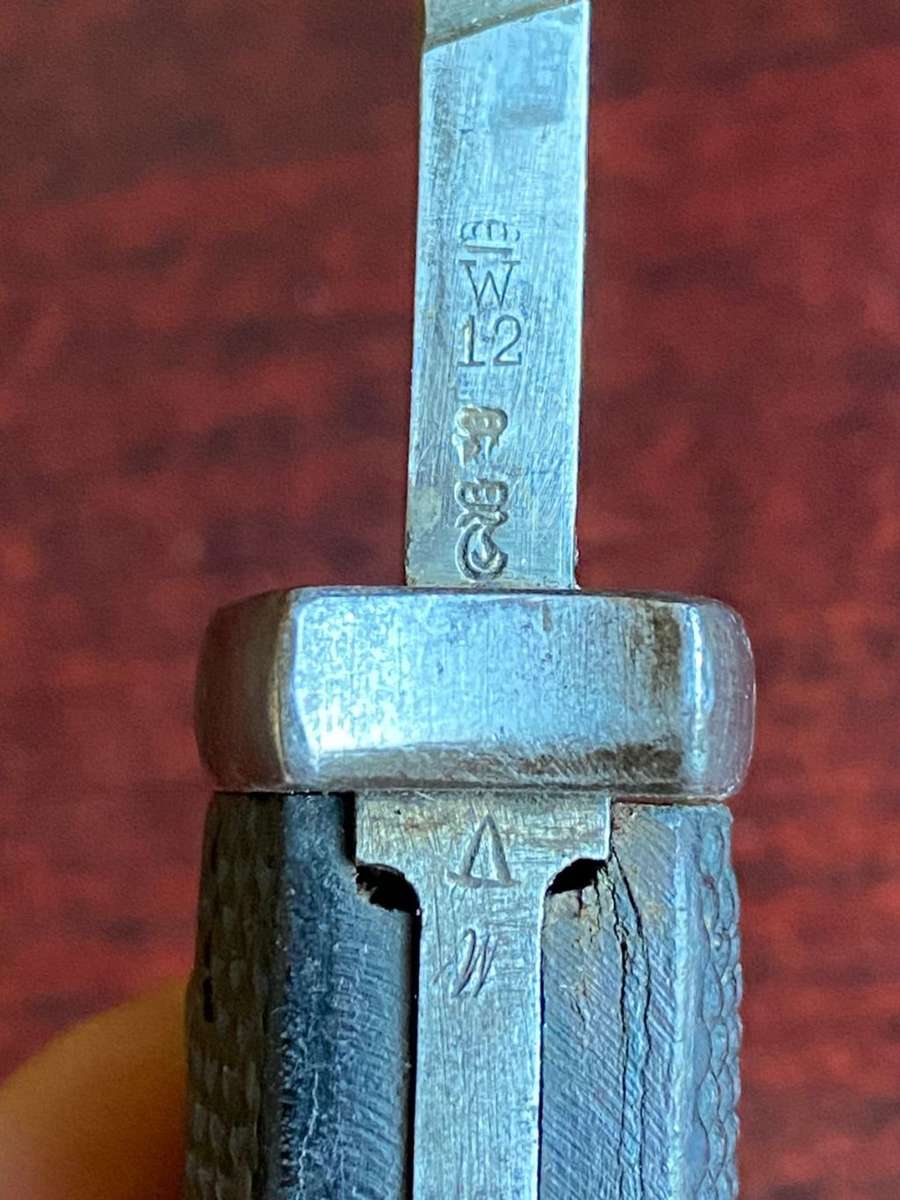 GERMAN KS 98 MADE IN 1912 FOR DEUTSCH SUDWEST AFRICA BY ERFURT-LEATHER GRIPPED AND ERFURT W12 MARKED