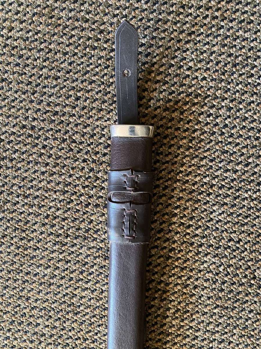 SA CEREMONIAL SWORD SCABBARD-LEATHER-CONDITION-UNUSED