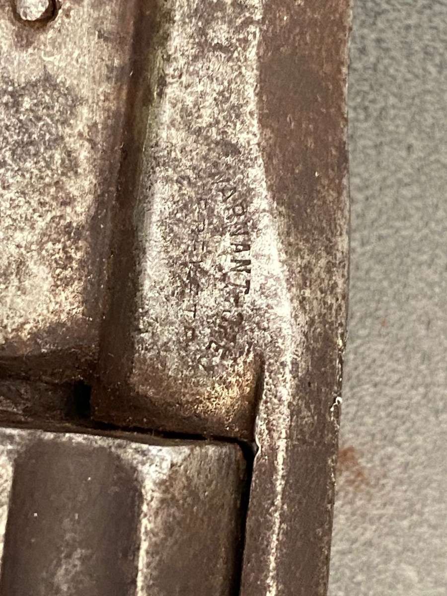 BELGIAN JEAN WARNANT .450 REVOLVER MADE 1870`S-1890`S-THIS REVOLVER IS FULL DEACTIVATED AND CAN ONLY