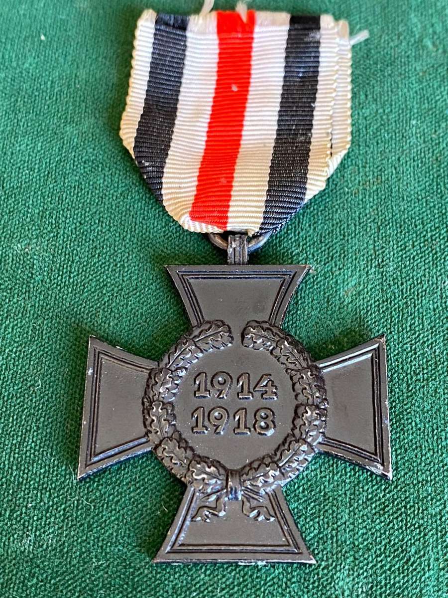 GERMAN WW1 HINDENBURG CROSS-MAKER MARKED