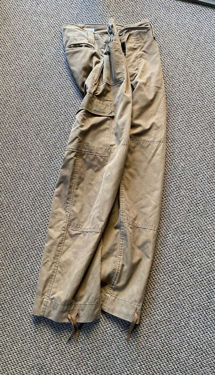 SADF NUTRIA TOUSERS SIZE 32-PIPE LENGTH 81 CM-LABELLED AND DATED 1983