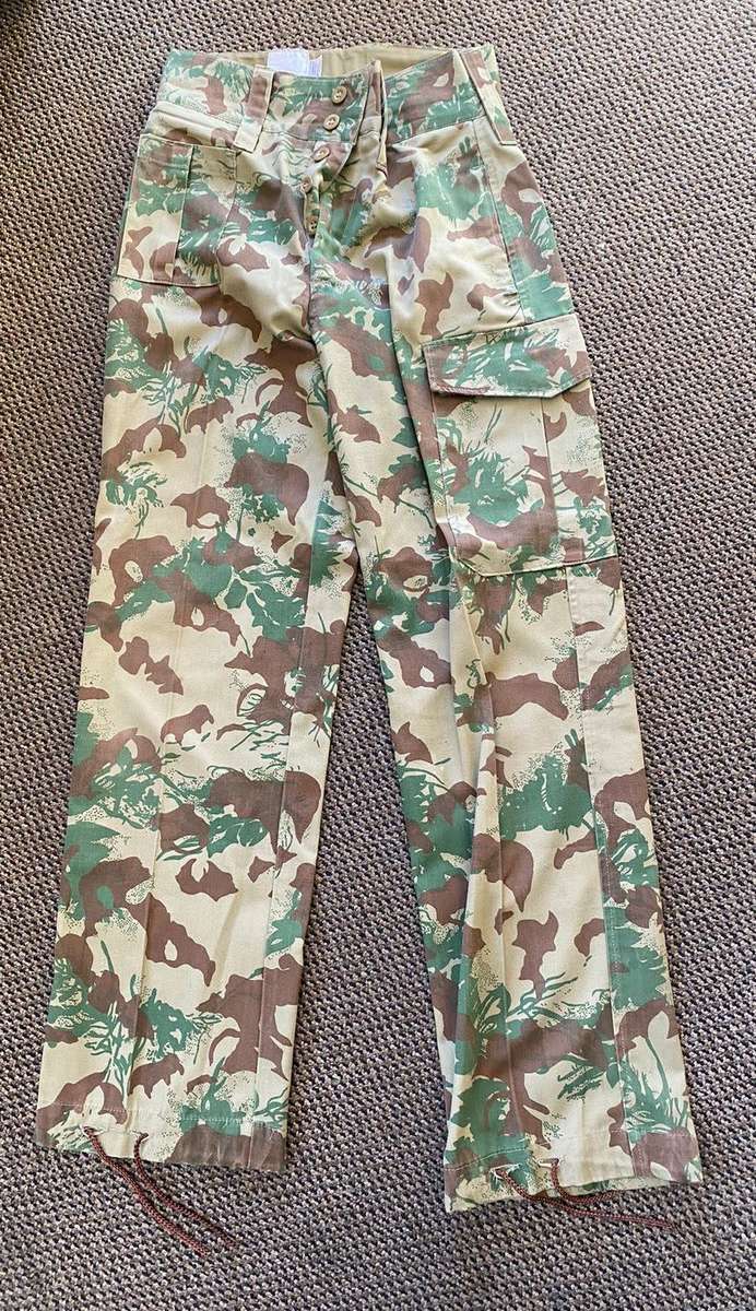 POLICE TASK FORCE 2ND PATTERN CAMO TROUSERS-LABELLED-SIZE 30-PIPE LENGTH MEASURES 79CM