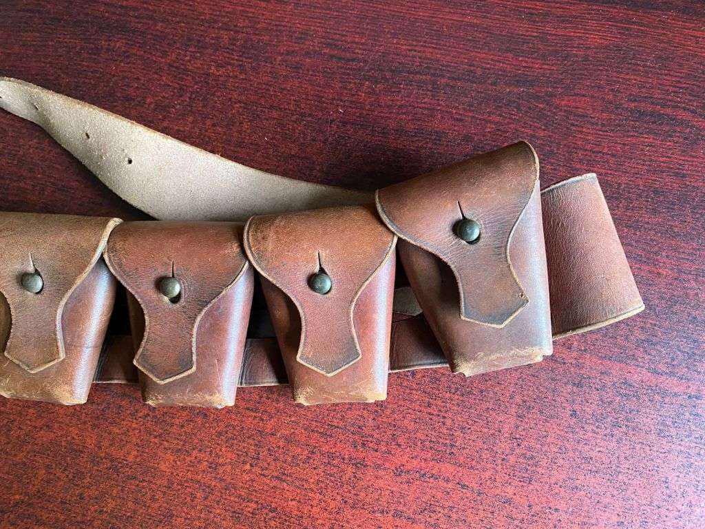 SA MADE (STAMPED) SAP LEE ENFIELD 5 POCKET BANDOLIER-IN VERY GOOD CONDITION
