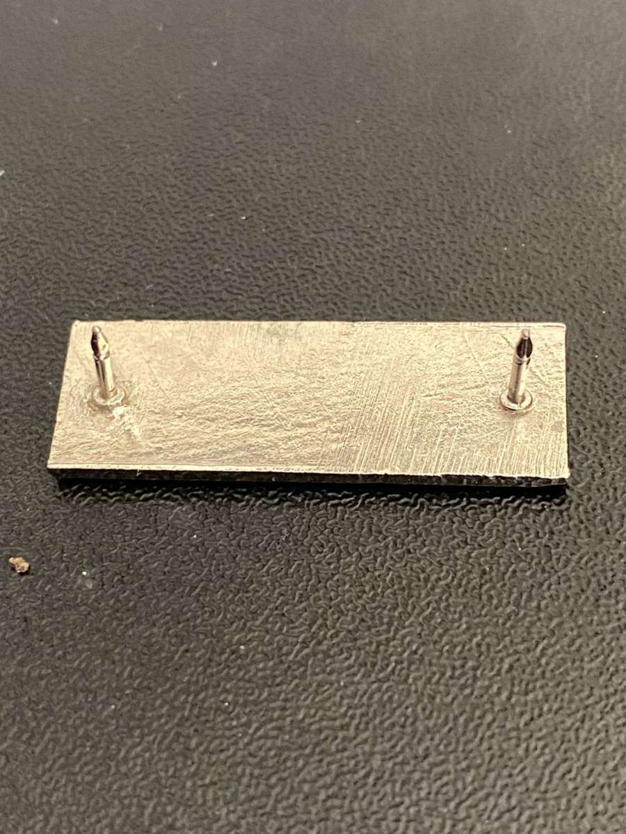 ORDNANCE SERVICES CORPS BERET BAR- APPROVED IN 1977- ROYAL BLUE/ WHITE/ GUARDSMAN RED-ORIGINAL