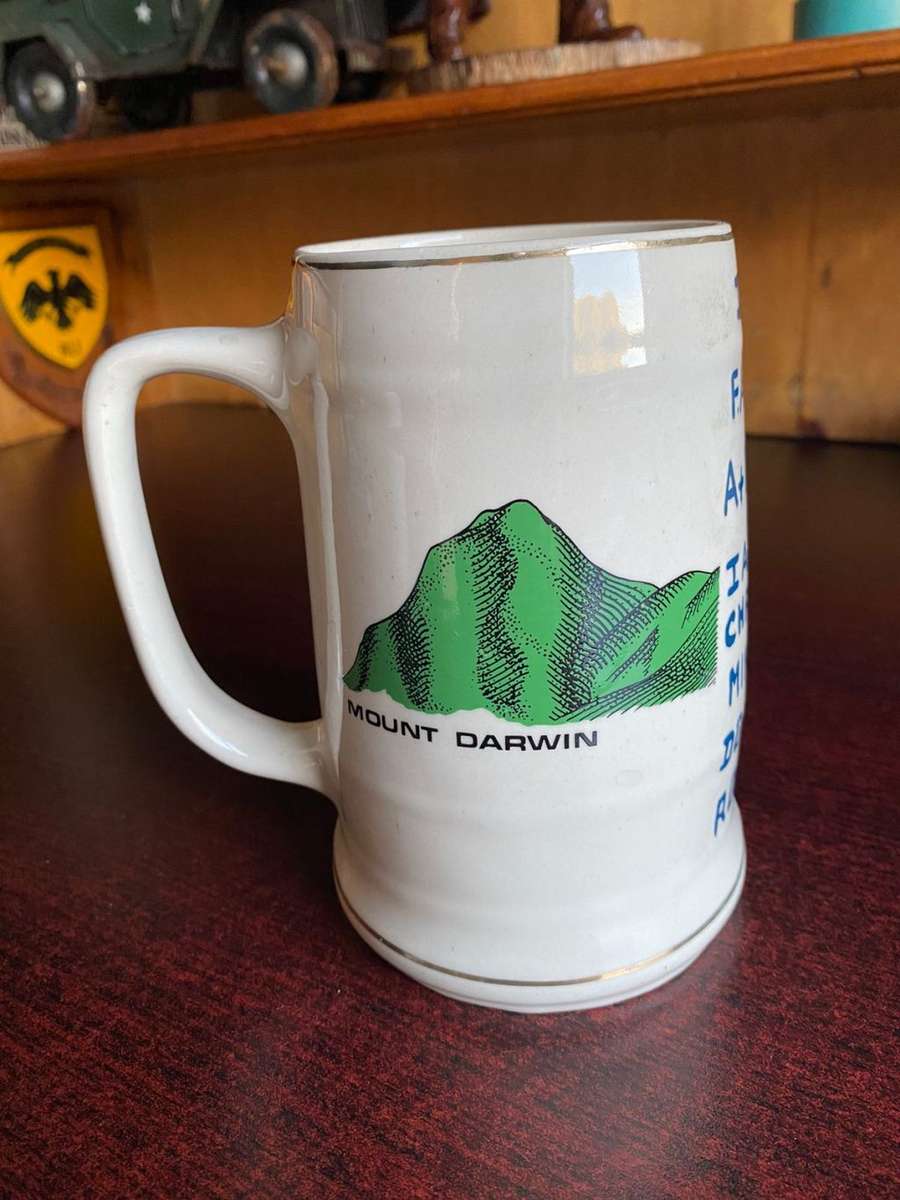 RHODESIAN MOUNT DARWIN MUG-NORBEL POTTERIES MAKERS STAMP-HEIGHT 15 CM-GOOD CONDITION WITH NO DAMAGE