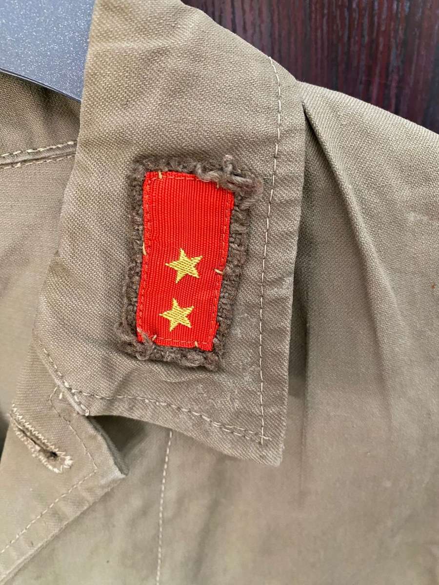 AUTHENTIC JAPANESE WW2 TROPICAL UNIFORM JACKET-SCARCE ORIGINAL ITEM-STILL IN GOOD CONDITION