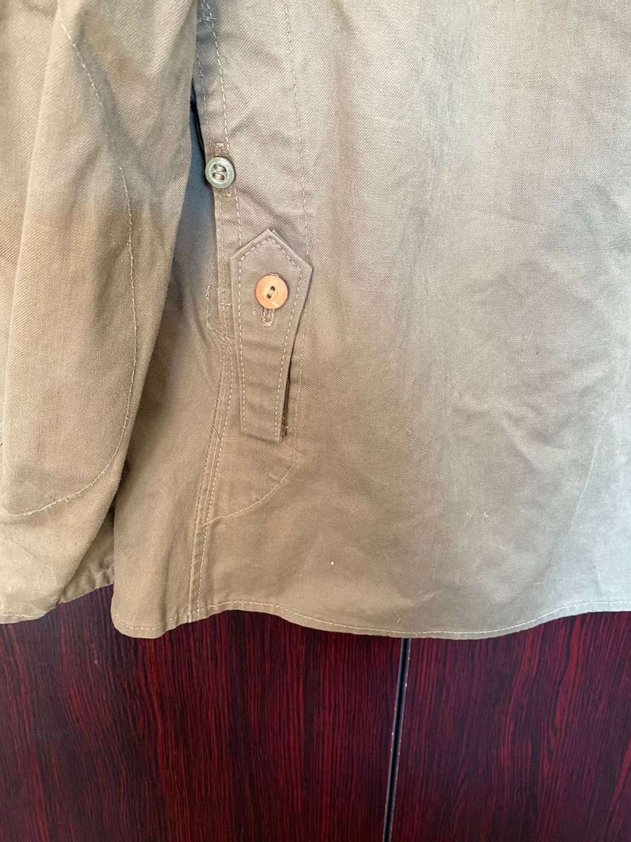 AUTHENTIC JAPANESE WW2 TROPICAL UNIFORM JACKET-SCARCE ORIGINAL ITEM-STILL IN GOOD CONDITION