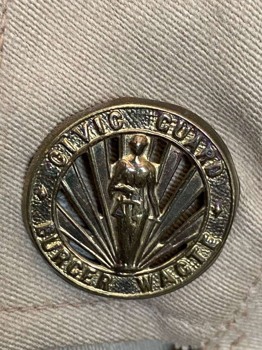 AUTHENTIC WW2 SA UDF HOME FRONT UNIFORM TUNIC + PANTS WITH ARMBAND-VETERAN WW1